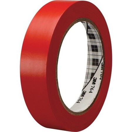 3M Commercial Tape, Vinyl, G-Purpose, Red MMM764136RED